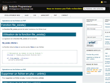 Tablet Screenshot of analyste-programmeur.com